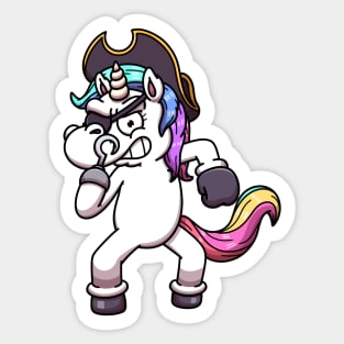 Pirate Unicorn Sticker